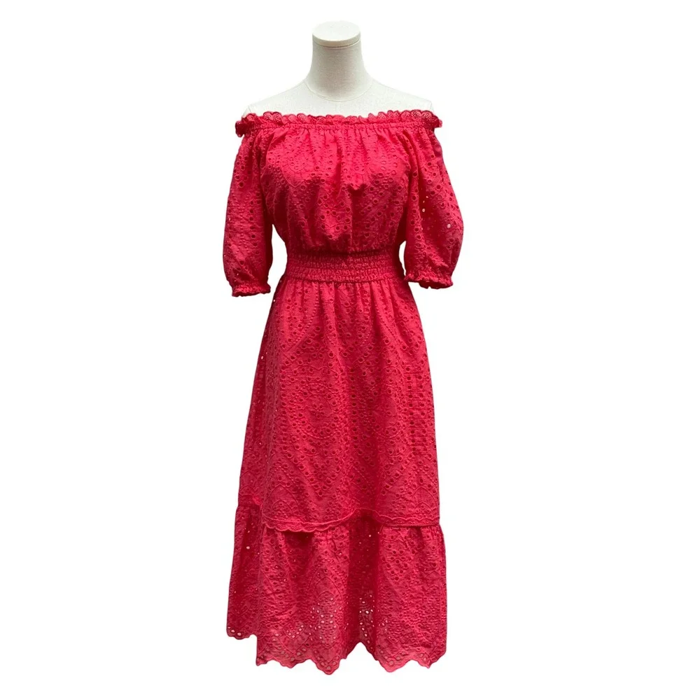 betsey johnson off the shoulder dress Betsey Johnson | Dresses | Betsey Johnson Smocked Floral Offtheshoulder Mini Dress Size S